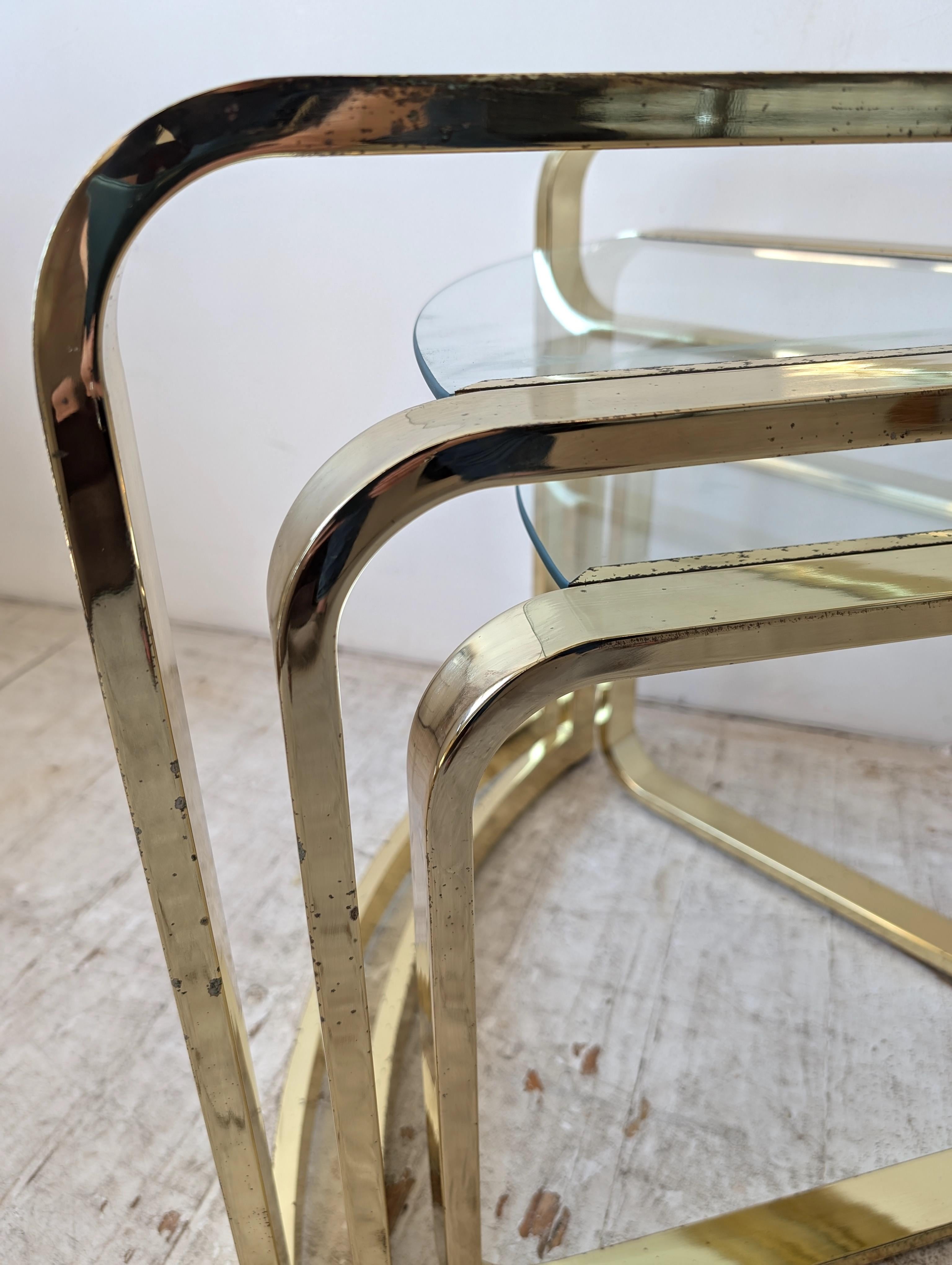 Expanding Three Tier Coffee Table by Design Institute of America 'Dia', 1980 For Sale 6