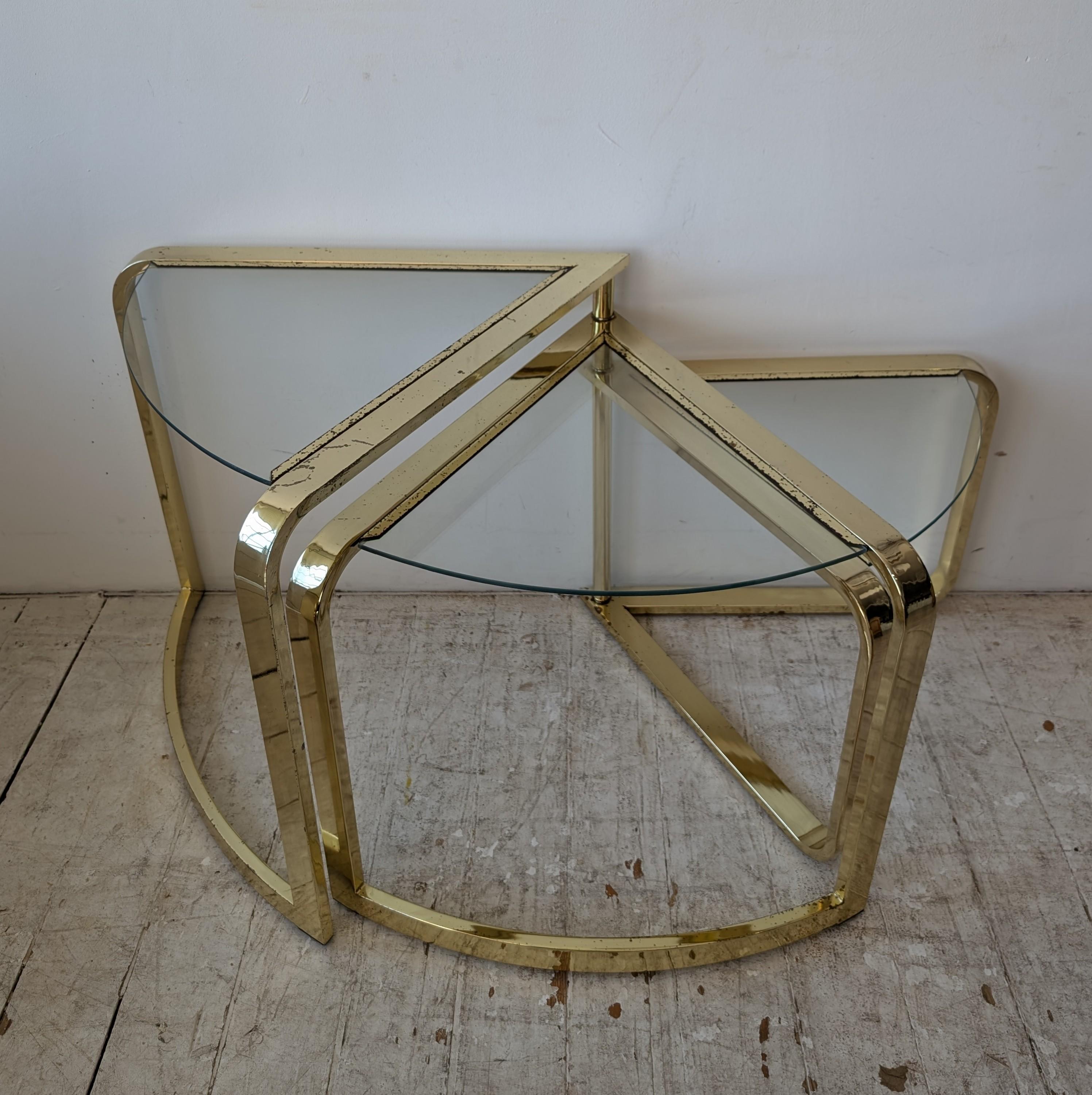 Expanding Three Tier Coffee Table by Design Institute of America 'Dia', 1980 For Sale 7