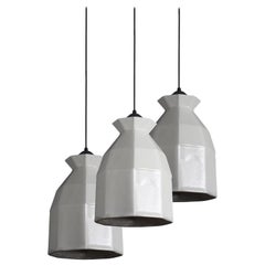 Expansion 2 Contemporary Hanging Pendant Light Cluster Translucent Porcelain