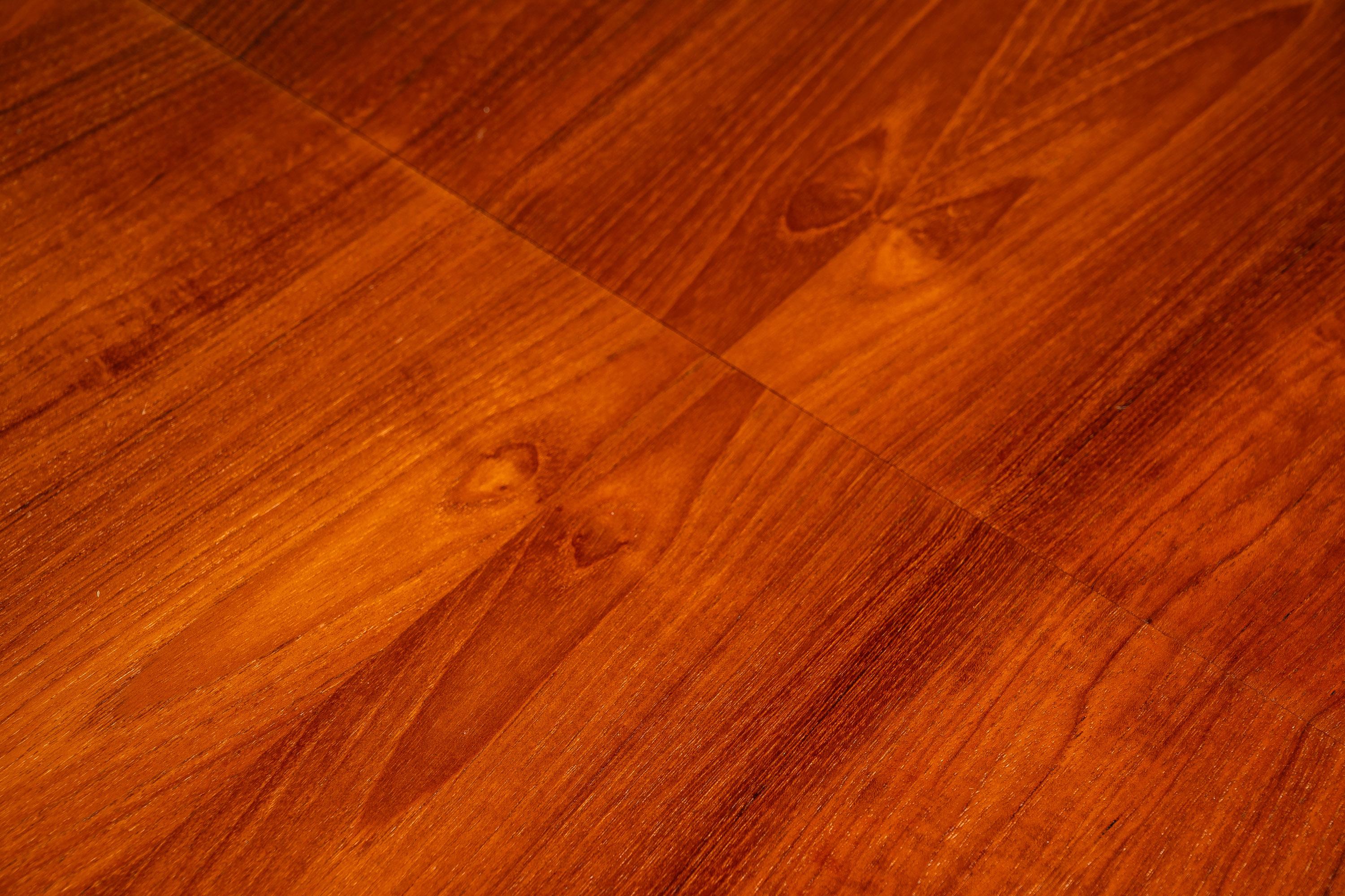 Expansion Dining Table in Teak w/ Double Butterfly Leaf Design, Denmark, 1960's For Sale 2