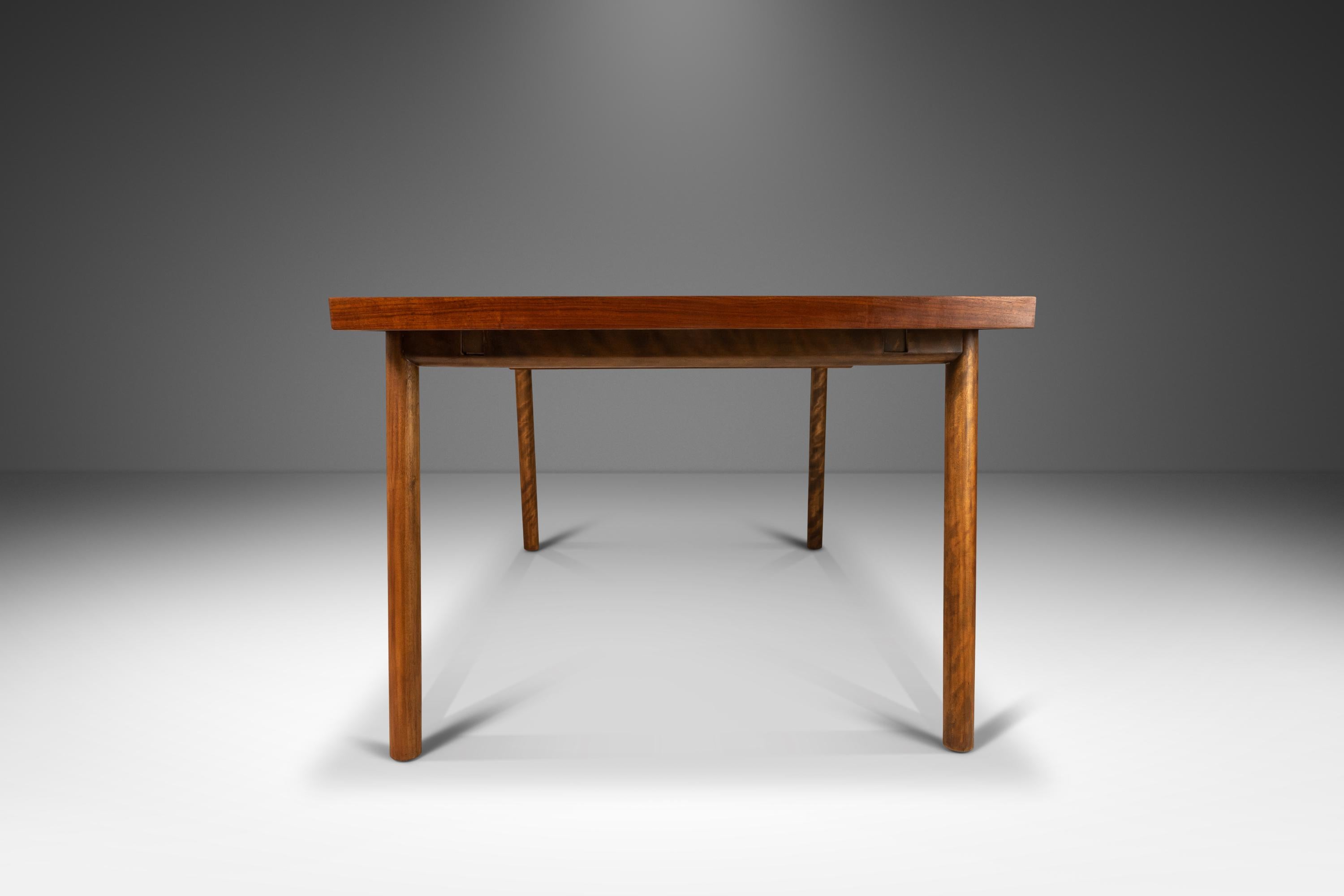 Mid-20th Century Expansion Dining Table in Walnut by T.H. Robsjohn-Gibbings for Widdicomb, 1950's