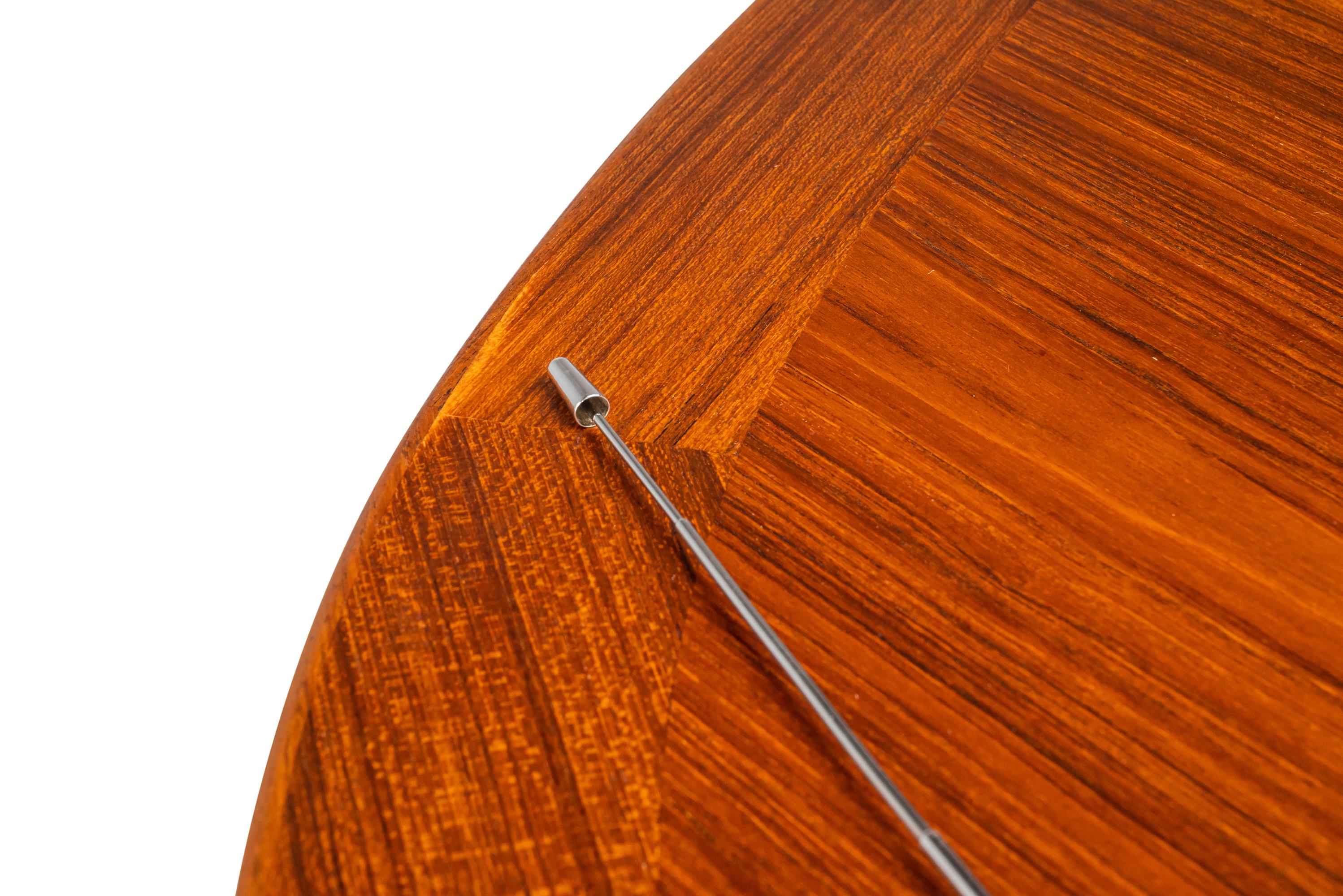 Late 20th Century Expansion Dining Table w/ Pedestal Base in Teak by Skovby Møbelfabrik, c. 1970s