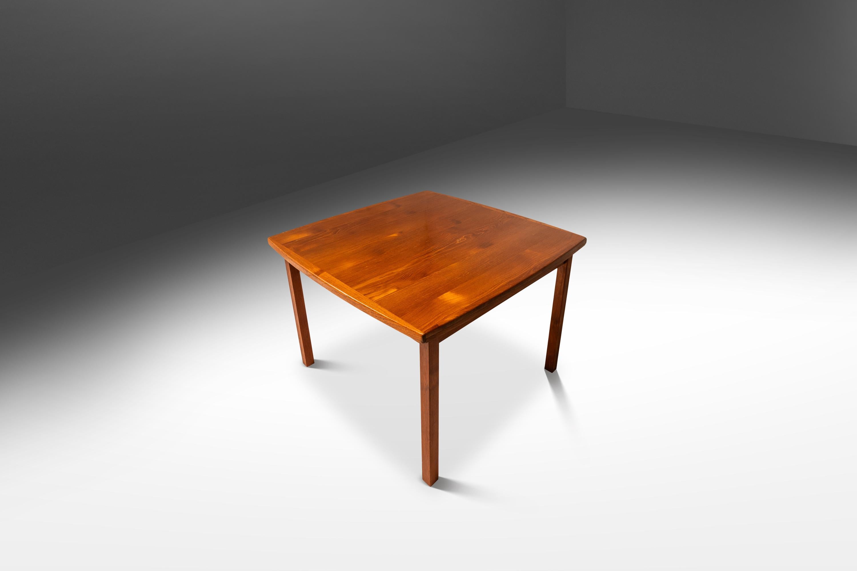 Singaporean Expansion Dining Table w/ Stow-in-Table Leaves in Teak by D-SCAN, c. 1970's For Sale