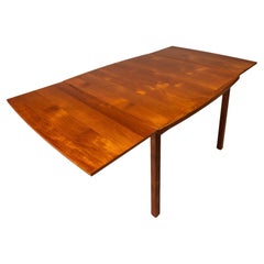 Used Expansion Dining Table w/ Stow-in-Table Leaves in Teak by D-SCAN, c. 1970's