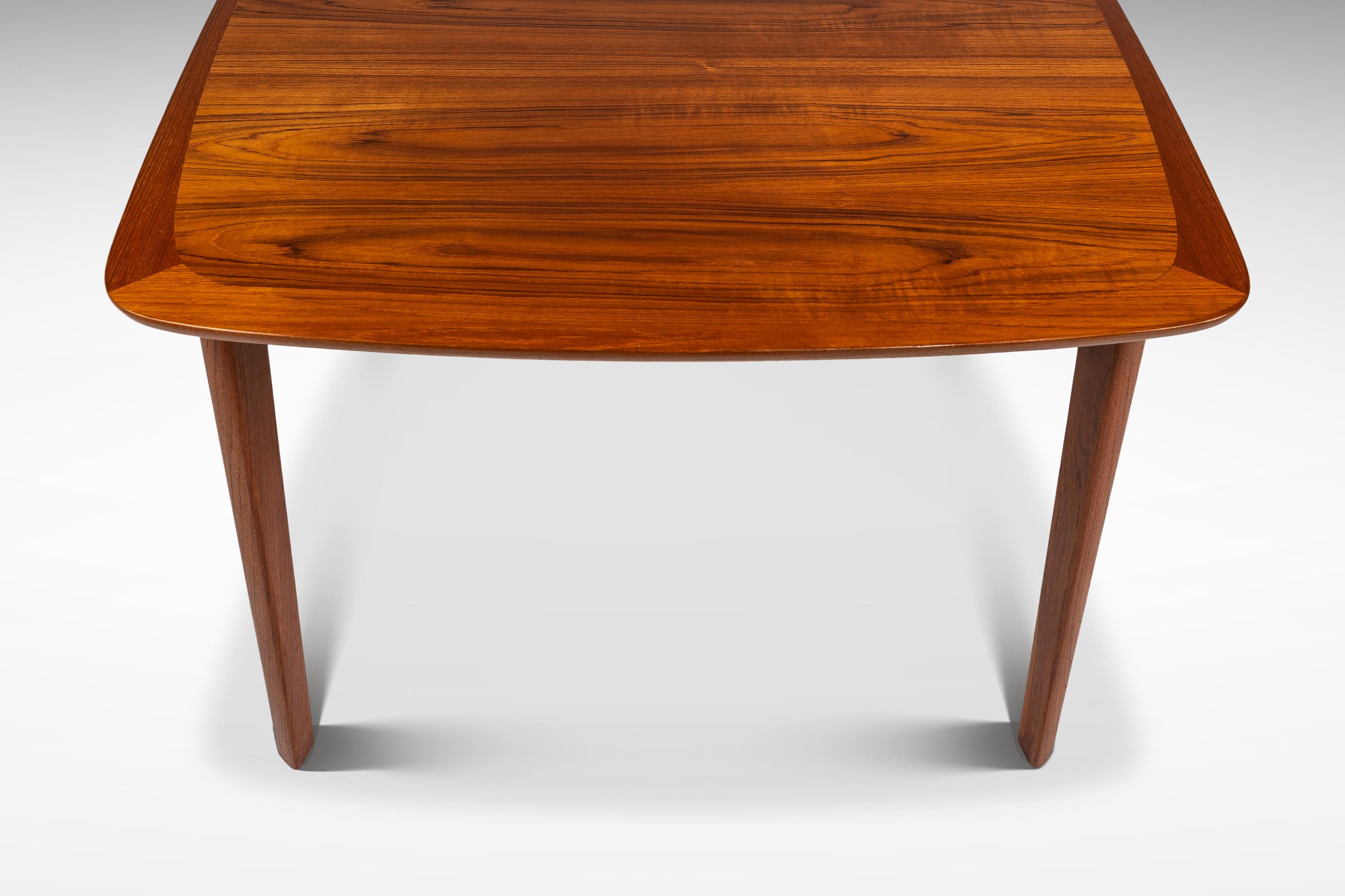 Expansion Dining Table w/ Stow-in-Table Leaves in Teak, Westnofa, Norway, 1970's For Sale 2