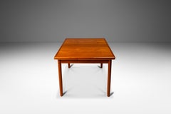 Expansion Dining Table with Stow-in-Table Leaves in Teak, Denmark, c. 1970's