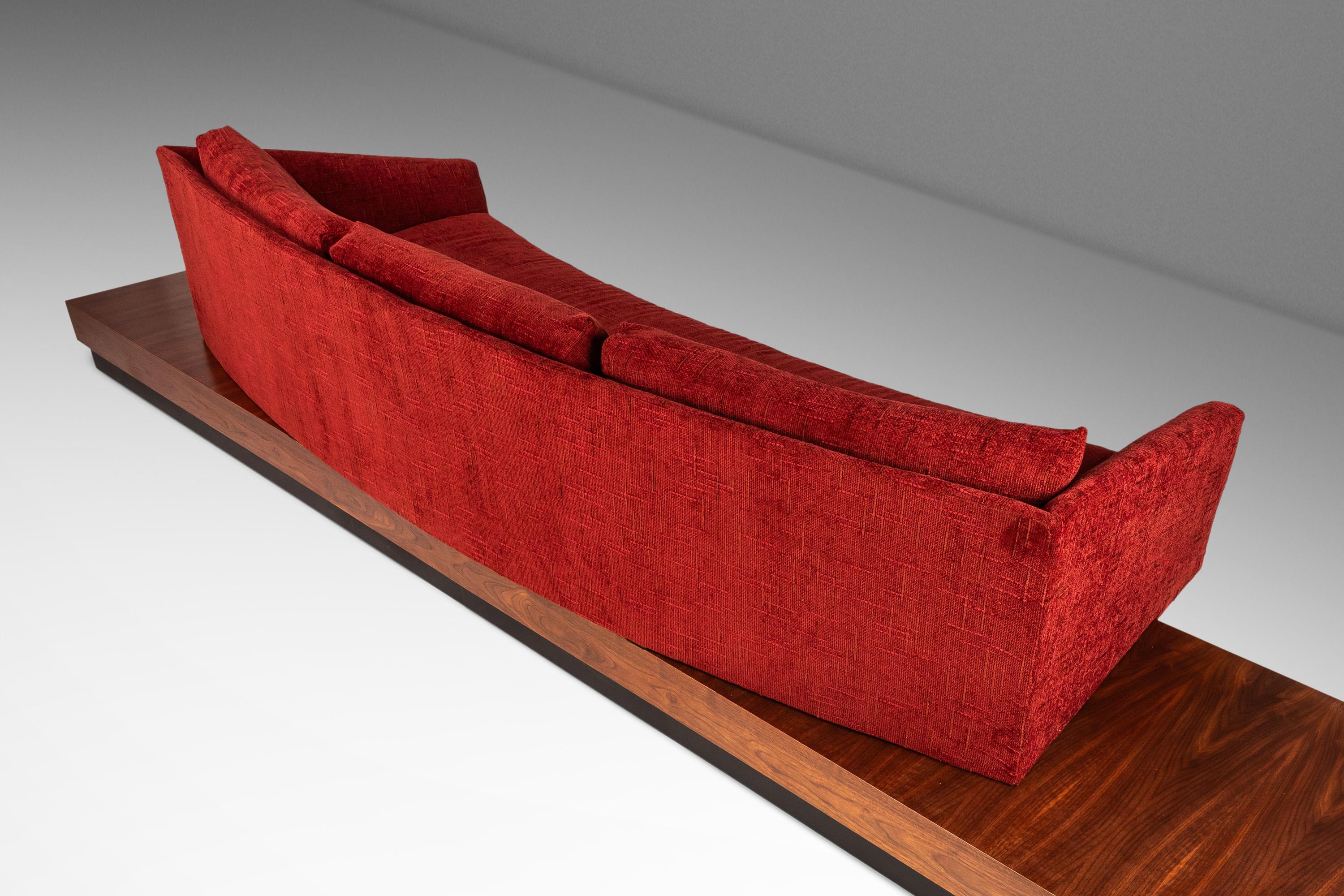 Expansive 12-Foot Platform Sofa by Adrian Pearsall for Craft Associates, 1960s For Sale 5