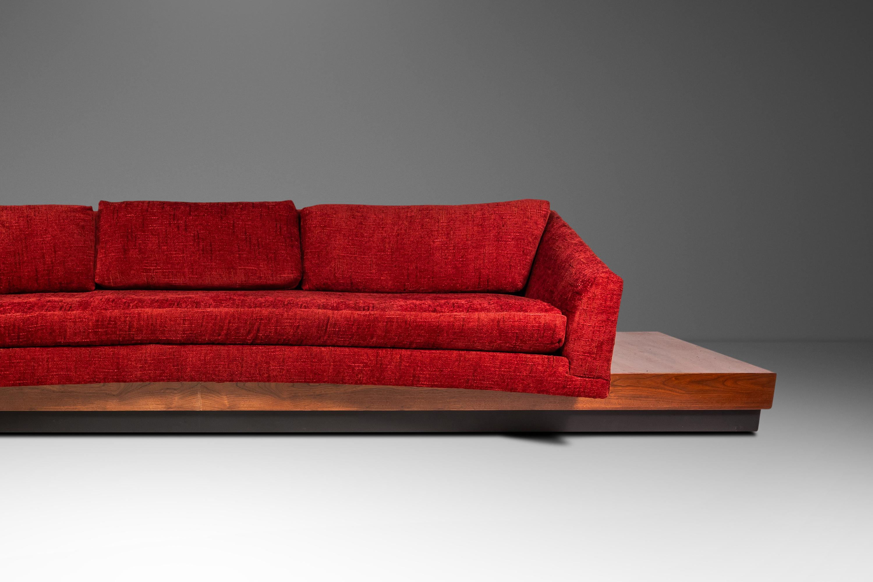 Expansive 12-Foot Platform Sofa by Adrian Pearsall for Craft Associates, 1960s For Sale 10