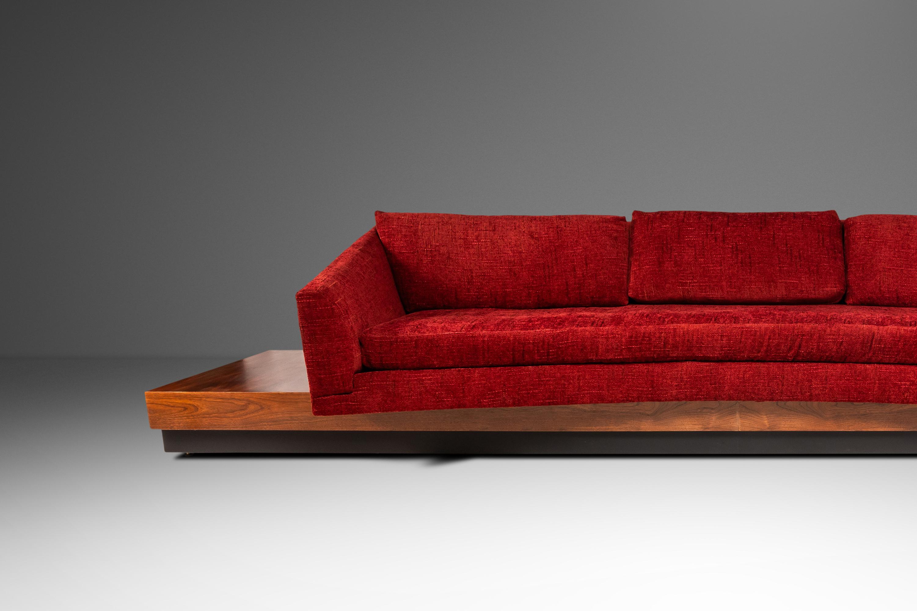 Expansive 12-Foot Platform Sofa by Adrian Pearsall for Craft Associates, 1960s For Sale 2