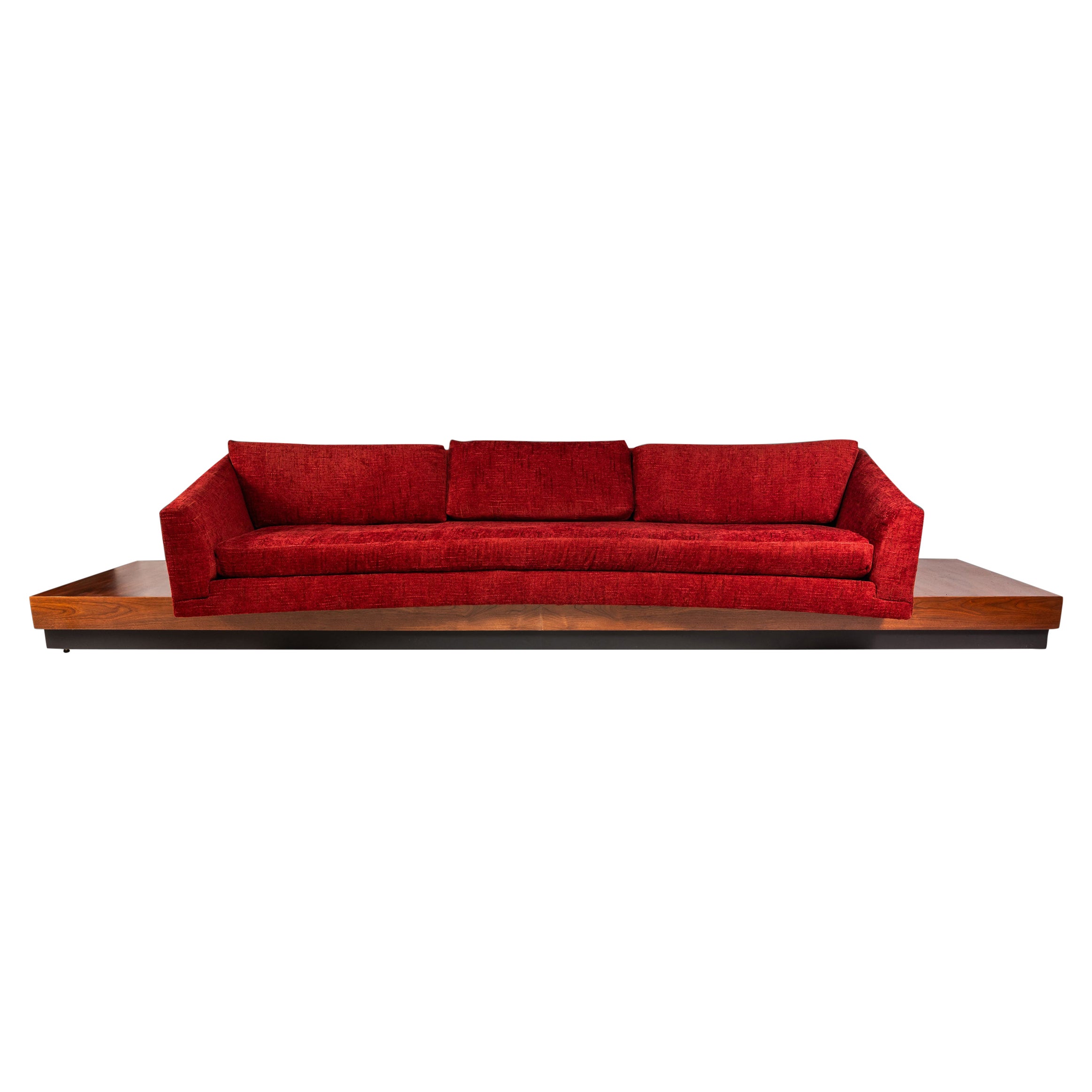 Expansive 12-Foot Platform Sofa by Adrian Pearsall for Craft Associates, 1960s