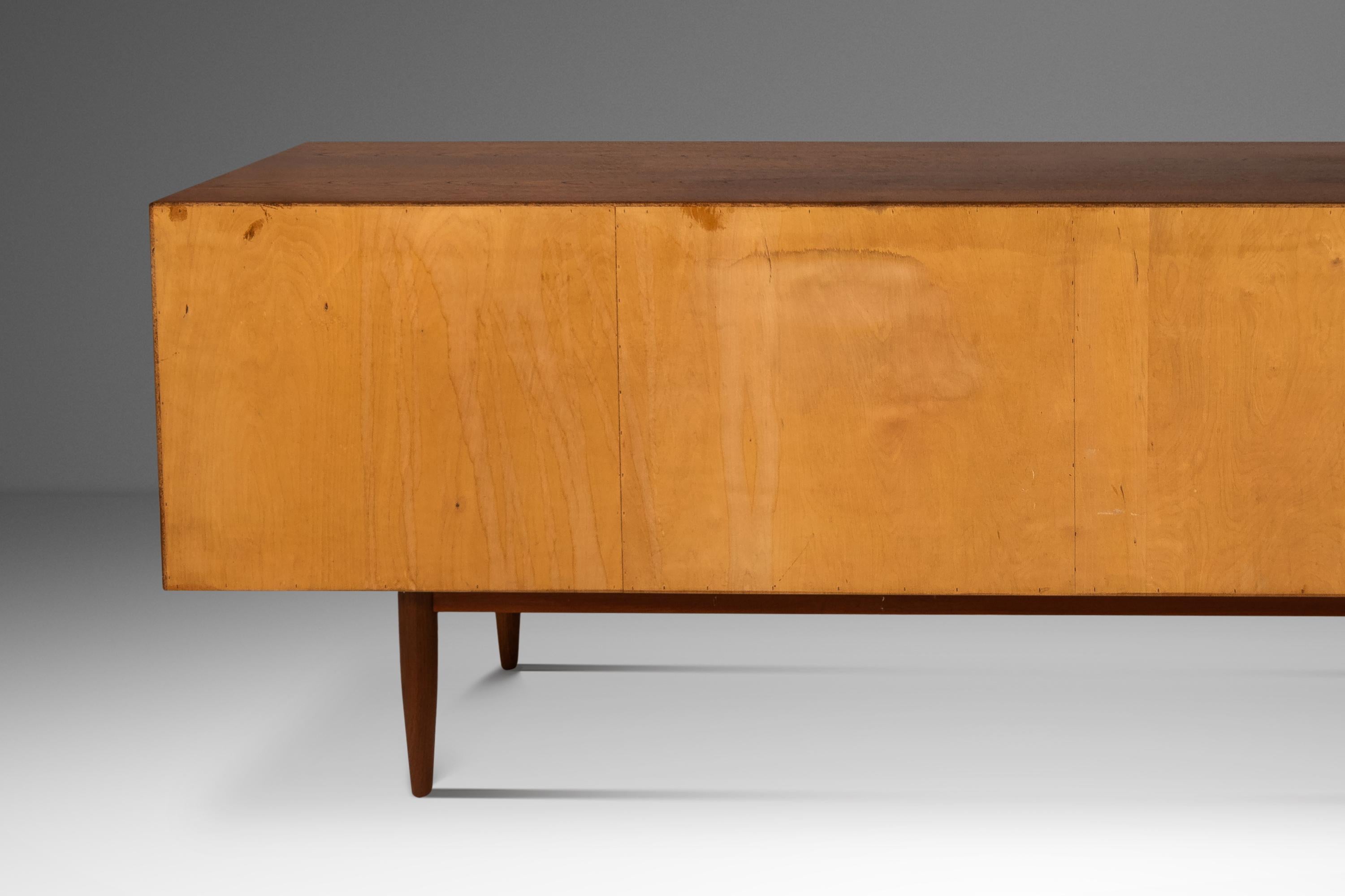 Expansive 8ft Credenza, Svend A. Madsen, Falster Møbelfabrik, Denmark, c. 1960s For Sale 3