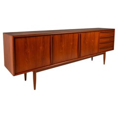 Vintage Expansive 8ft Credenza, Svend A. Madsen, Falster Møbelfabrik, Denmark, c. 1960s