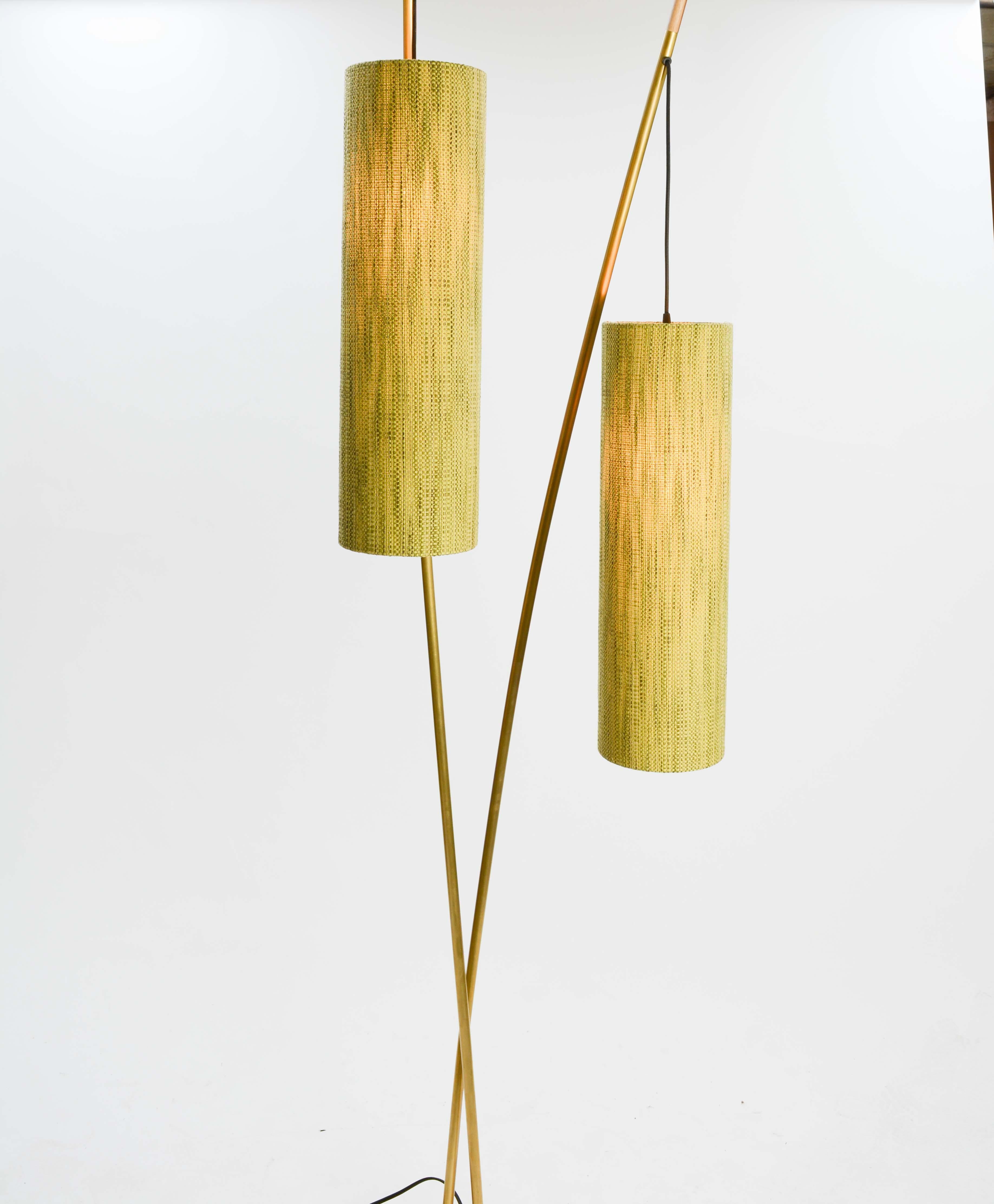 American Expansive and Elegant Floor Lamps by Lighting Artisan Jamie Violette For Sale