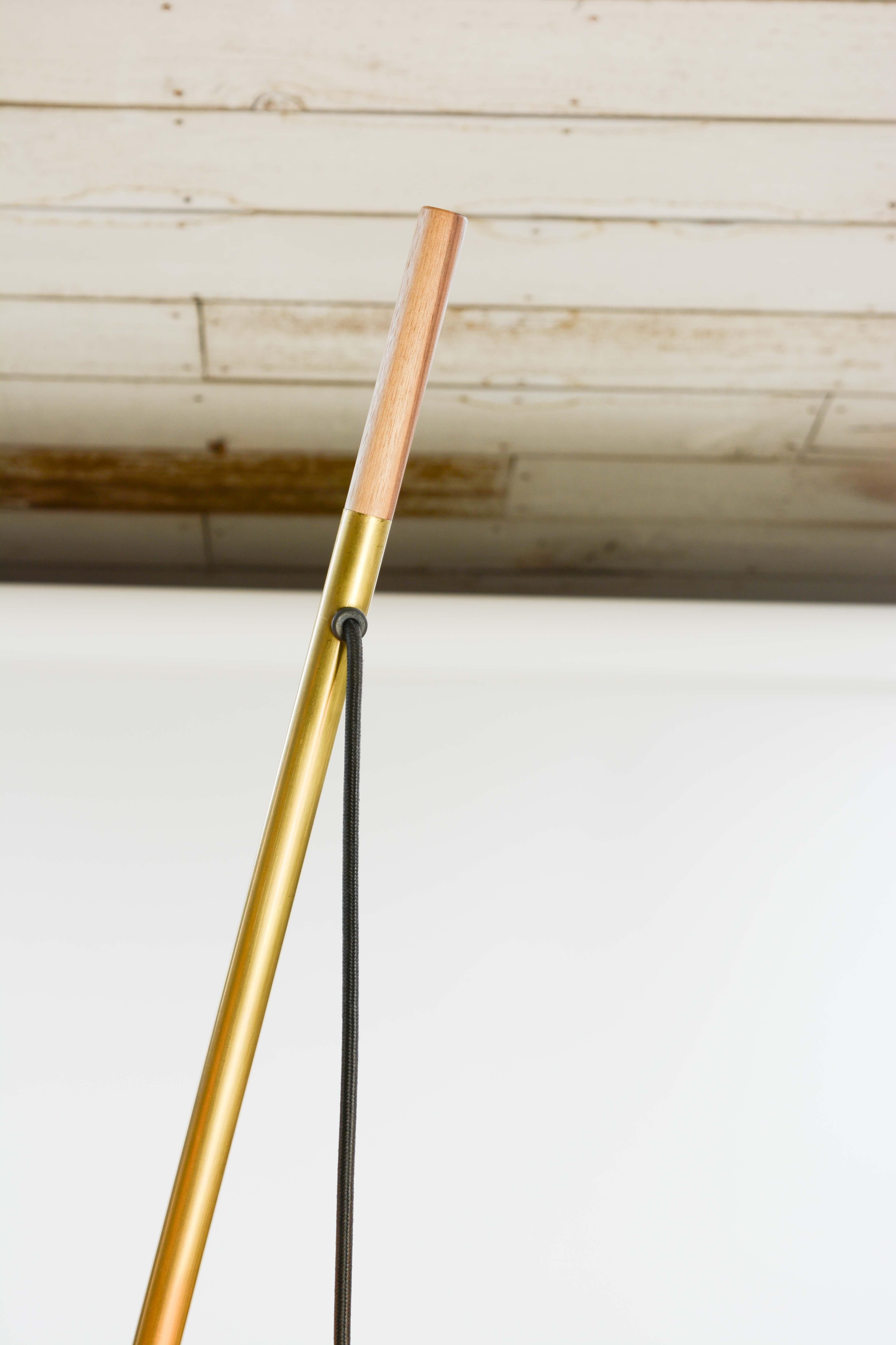 Contemporary Expansive and Elegant Floor Lamps by Lighting Artisan Jamie Violette For Sale