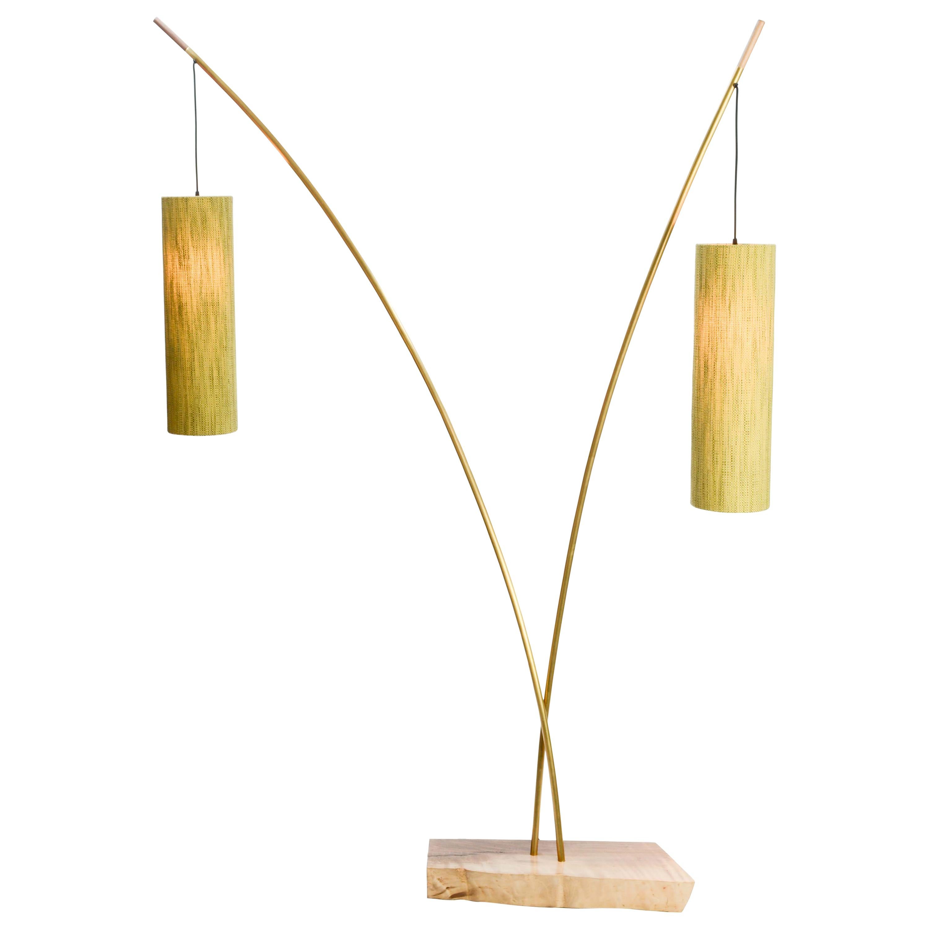 Expansive and Elegant Floor Lamps by Lighting Artisan Jamie Violette For Sale
