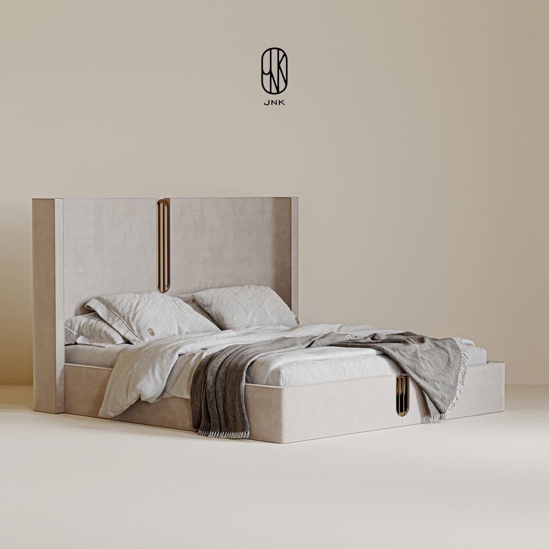 Experimenta la mezcla perfecta de comodidad y elegancia con la cama Como de JNK Turco en venta