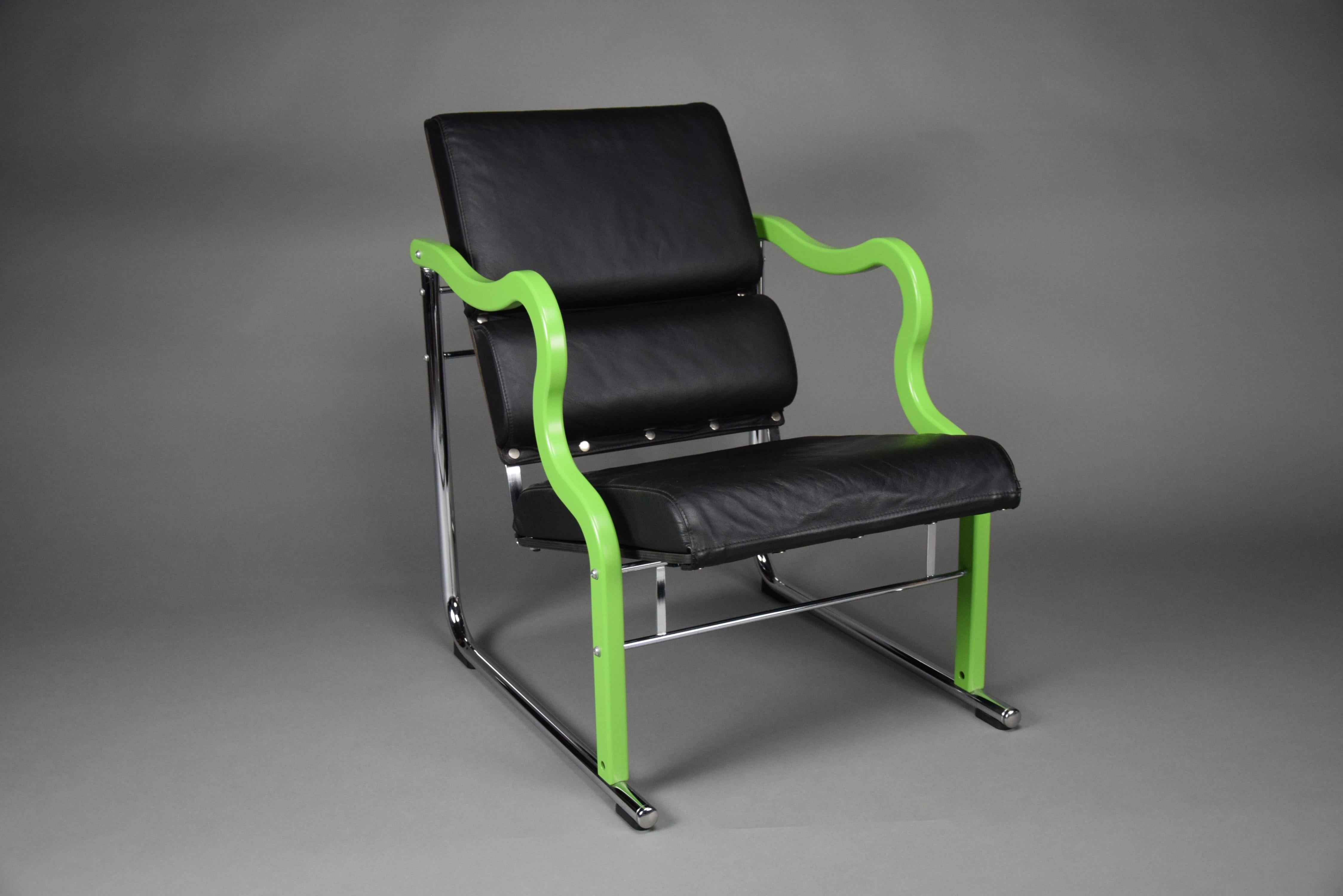 Finnish Experiment Post Modern Lounge Chair by Yrjö Kukkapuro For Sale