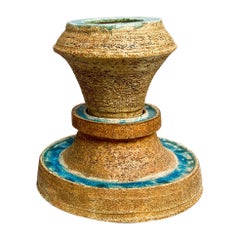 CERÁMICA MODERNISTA EXPERIMENTAL Escultura de 3 piezas, 1970S