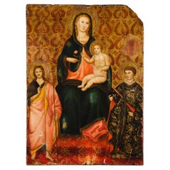 Expertised Italian 14th Century Gold Ground on Panel Painting