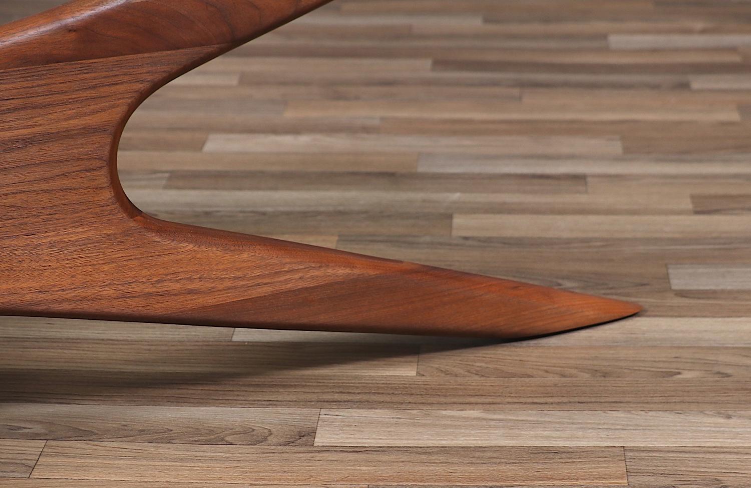 Expertly Restored - Adrian Pearsall 1465-T Kidney Shape Coffee Table 4