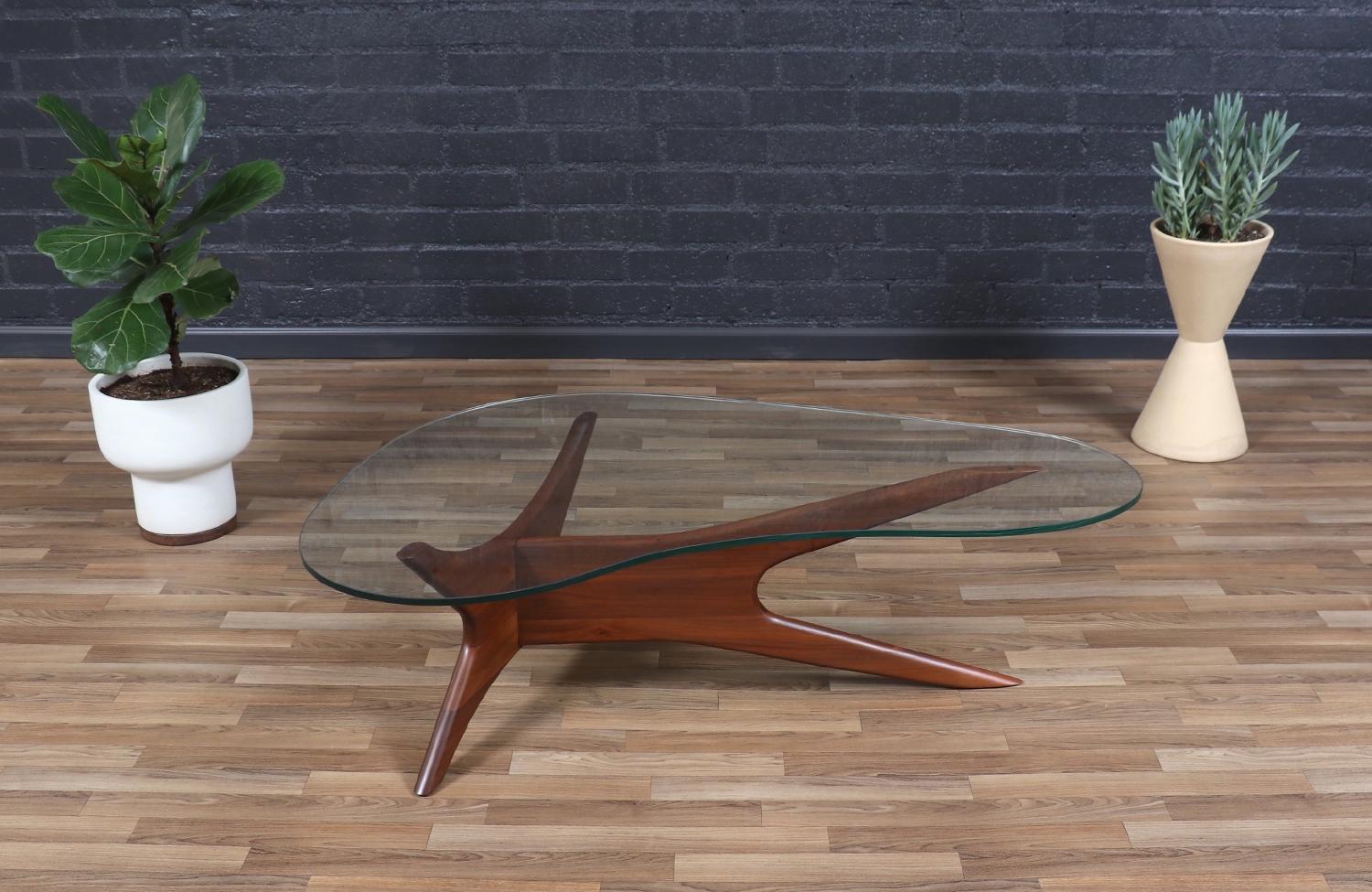 Mid-Century Modern Expertly Restored - Adrian Pearsall 1465-T Kidney Shape Coffee Table