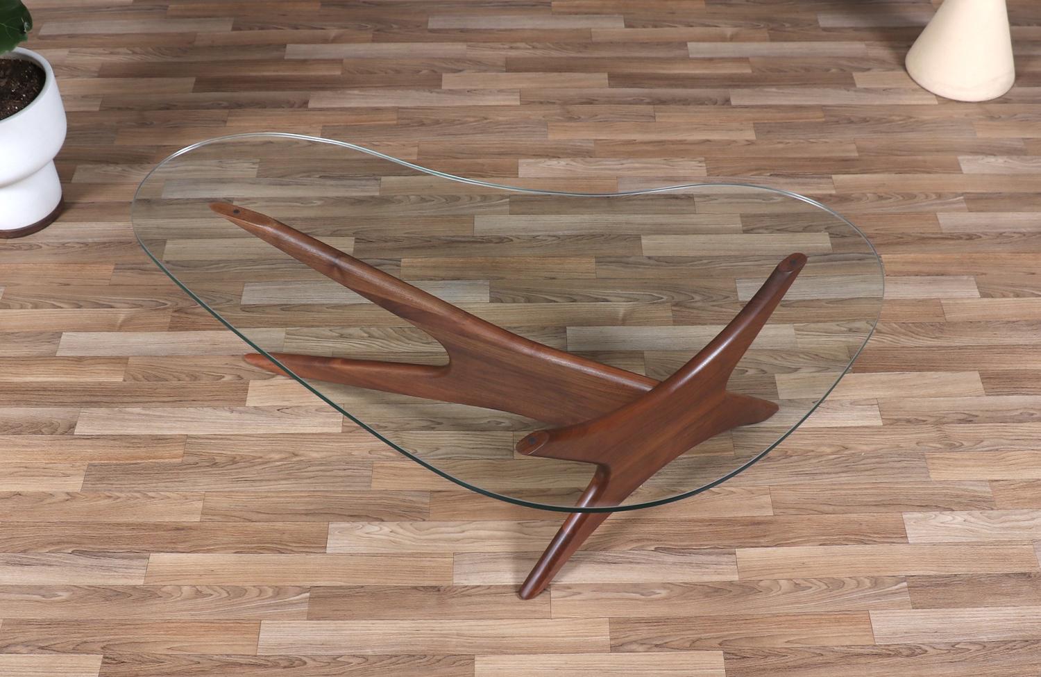 American Expertly Restored - Adrian Pearsall 1465-T Kidney Shape Coffee Table