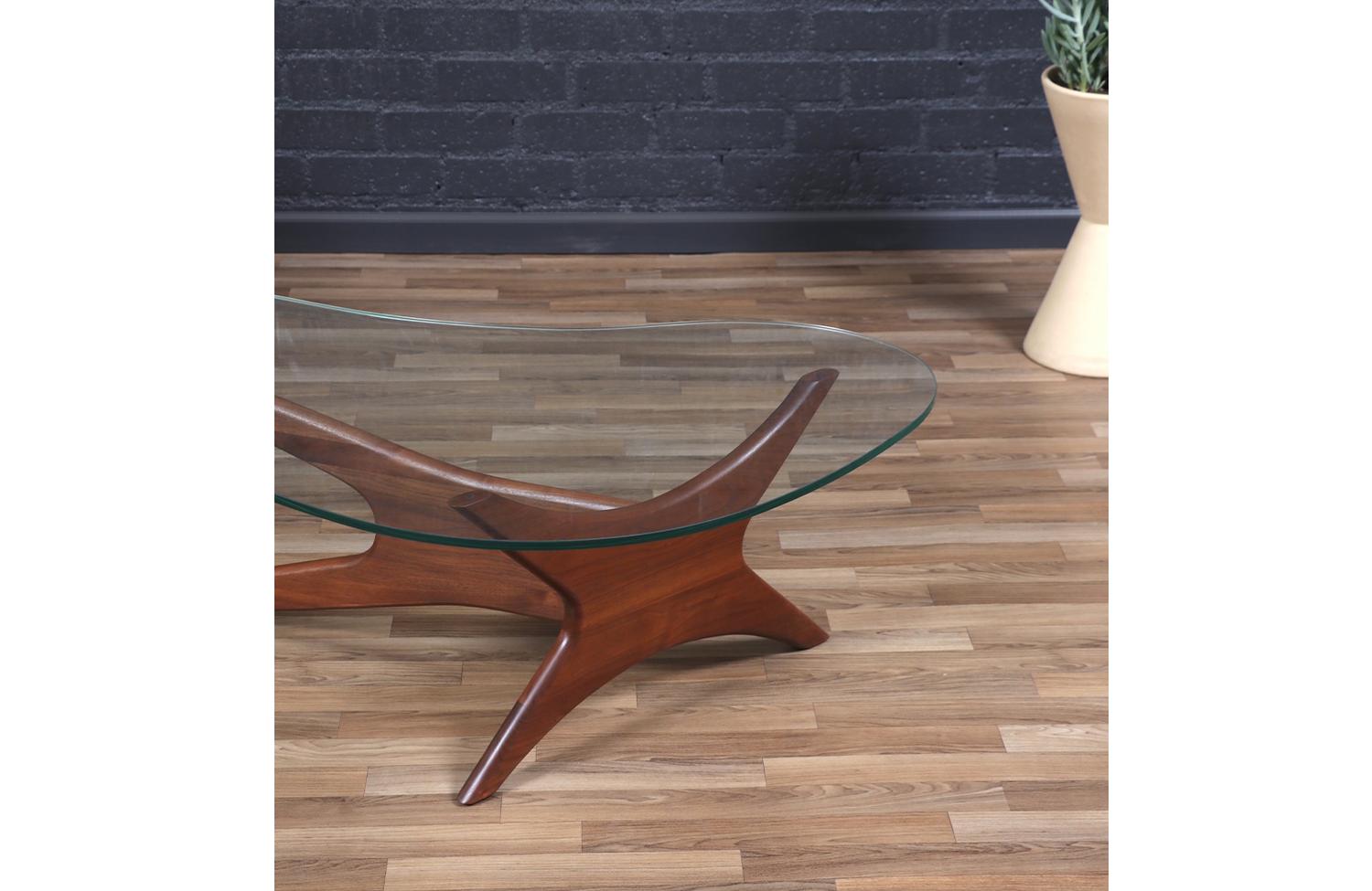 Glass Expertly Restored - Adrian Pearsall 1465-T Kidney Shape Coffee Table