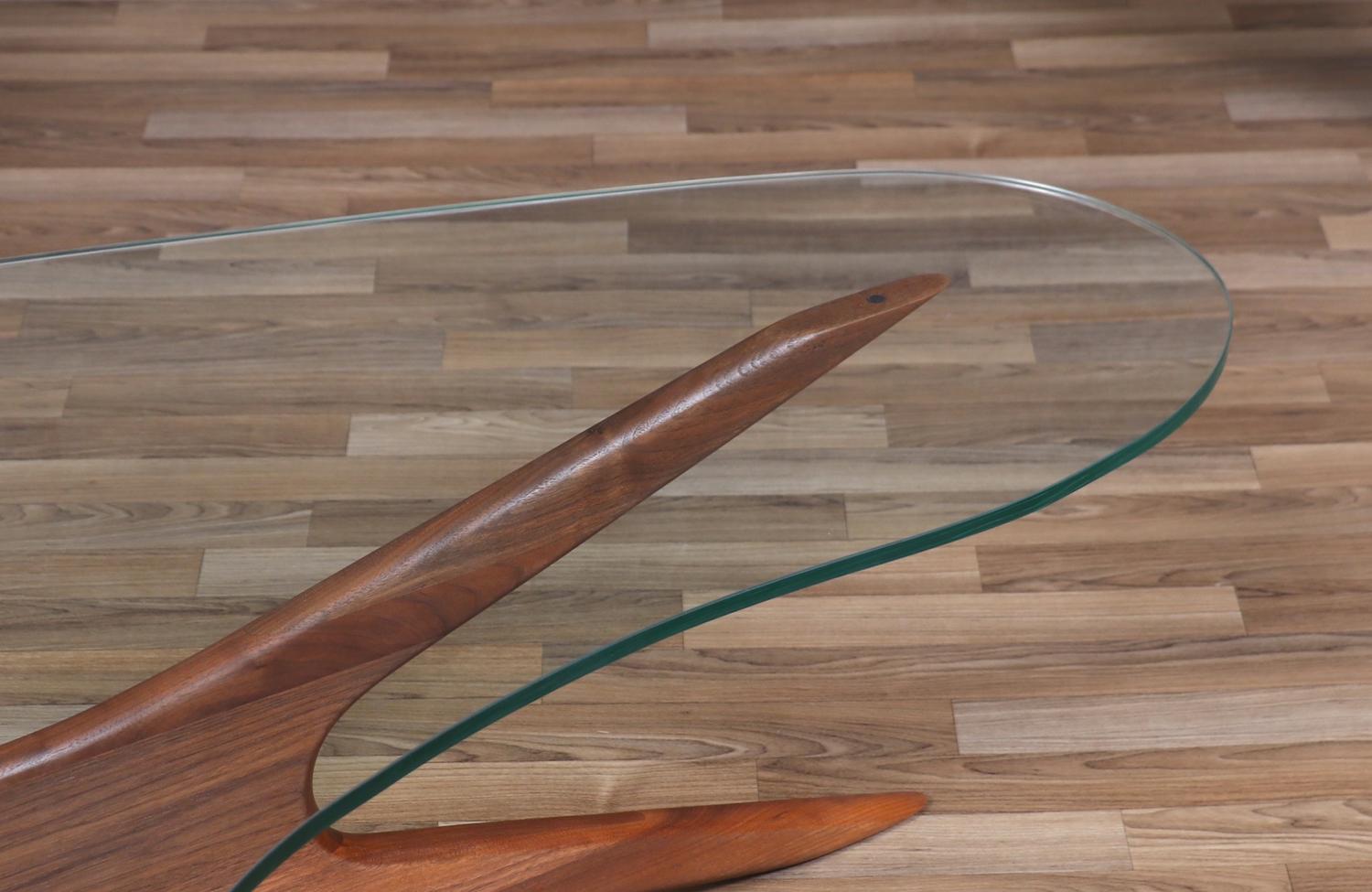 Expertly Restored - Adrian Pearsall 1465-T Kidney Shape Coffee Table 2
