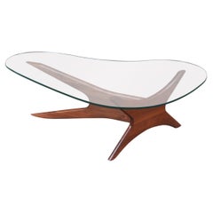Expertly Restored - Adrian Pearsall 1465-T Kidney Shape Coffee Table