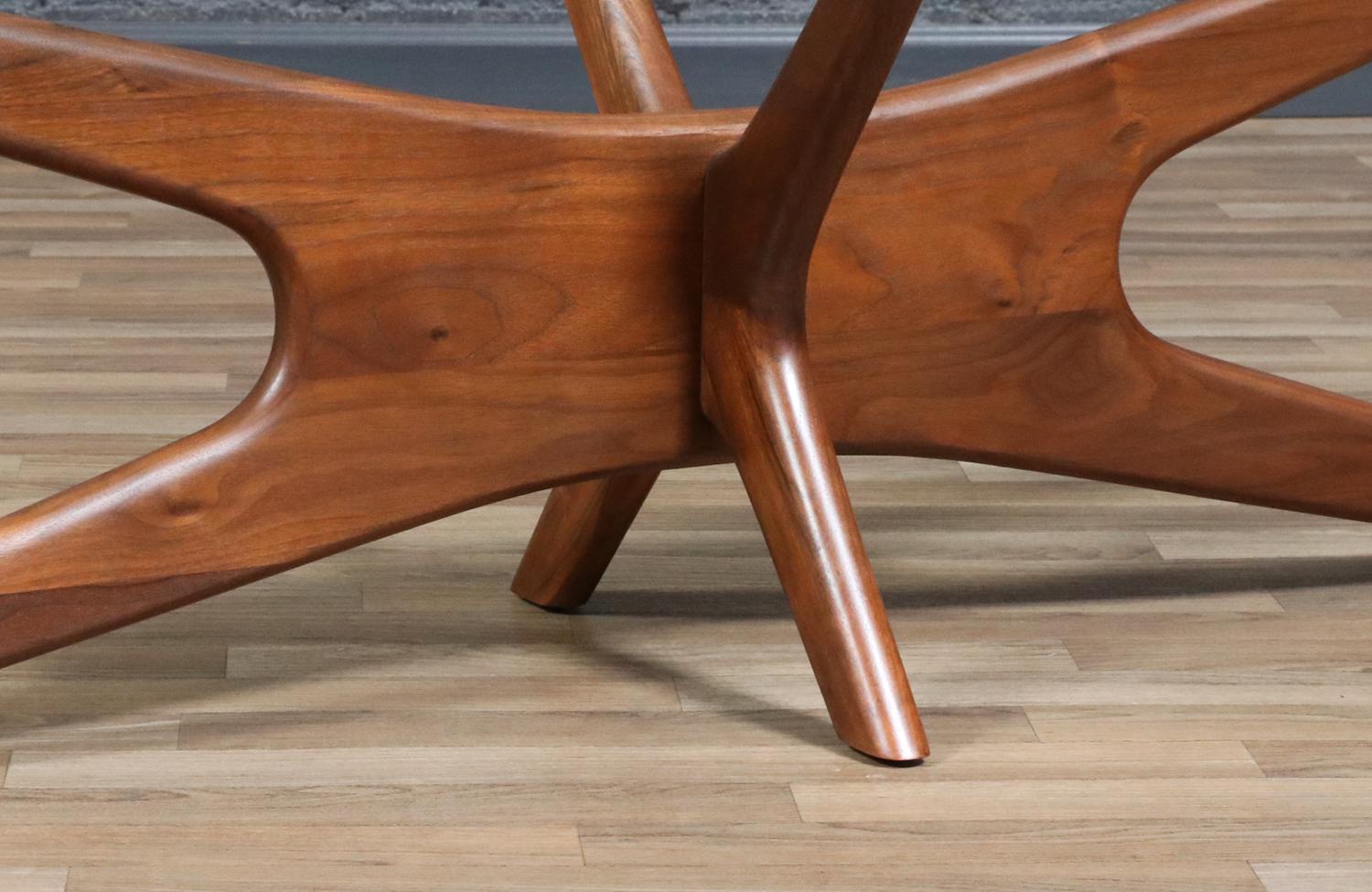 Expertly Restored - Adrian Pearsall 893-TGO Coffee Table w/ Surfboard Glass Top im Angebot 4
