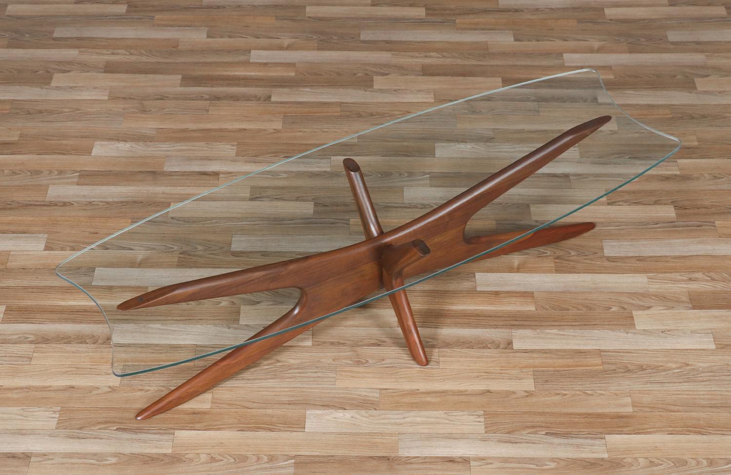 Expertly Restored - Adrian Pearsall 893-TGO Sculptural Coffee Table 3