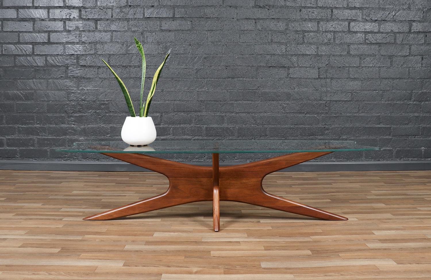 American Expertly Restored - Adrian Pearsall 893-TGO Sculptural Coffee Table