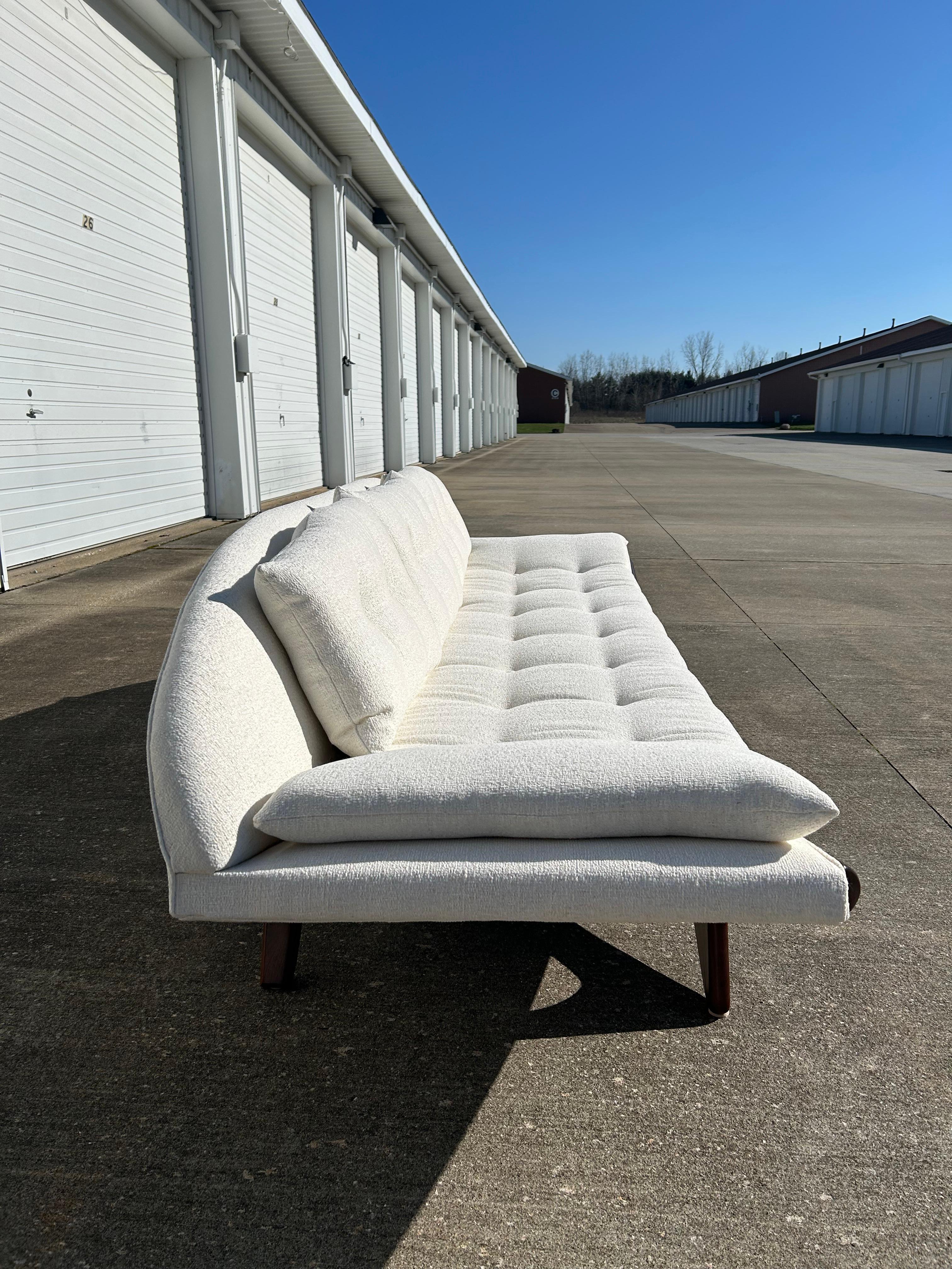 Mid-Century Modern Expertly Restored Adrian Pearsall Armless Gondola Sofa for Craft Associates For Sale
