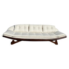 Expertly Restored Adrian Pearsall Armless Gondola Sofa for Craft Associates