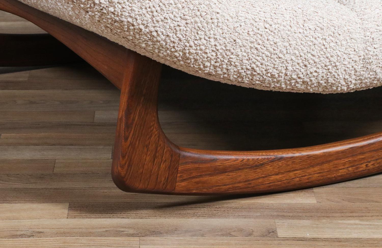Restaurata con perizia - Sedia a dondolo Adrian Pearsall per Craft Associates in vendita 3