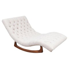 Restaurata con perizia - Sedia a dondolo Adrian Pearsall per Craft Associates