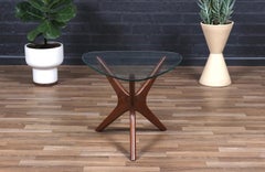 Expertly Restored - Adrian Pearsall "Jax" Sculpted Walnut Side Table