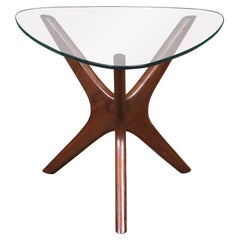 Expertly Restored - Adrian Pearsall "Jax" Sculpted Walnut Side Table