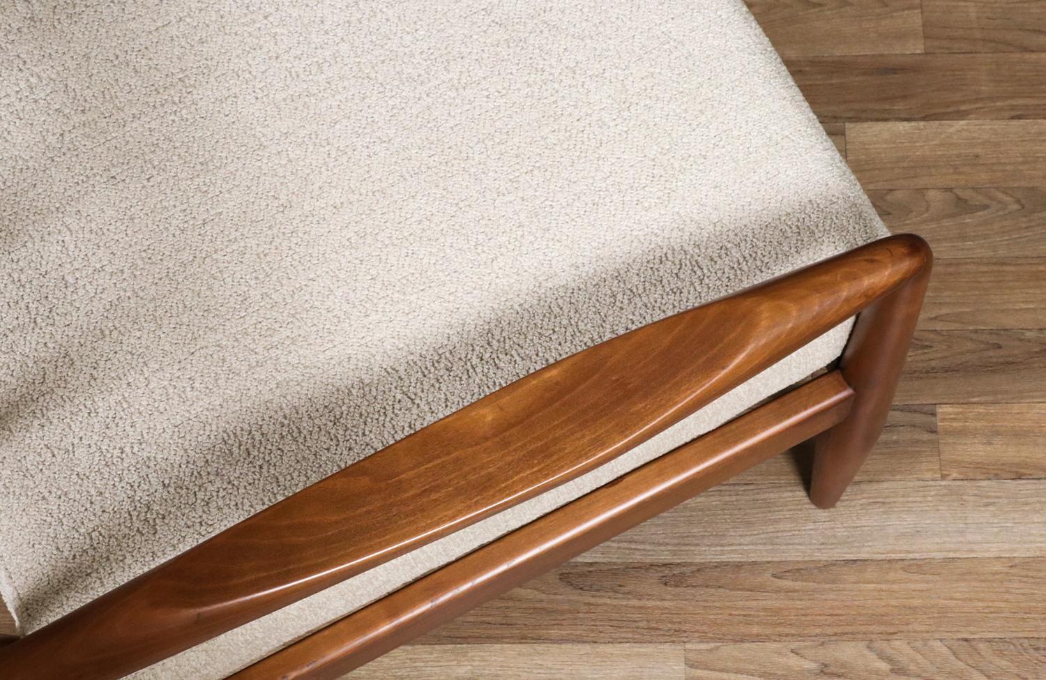Restaurada por expertos -Silla de salón Adrian Pearsall Modelo 843-C para Craft Associates mediados del siglo XX en venta