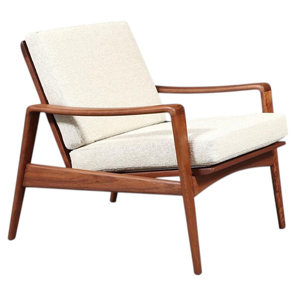 Restaurée avec soin - Chaise longue en teck d'Arne Wahl Iversen pour Komfort en vente