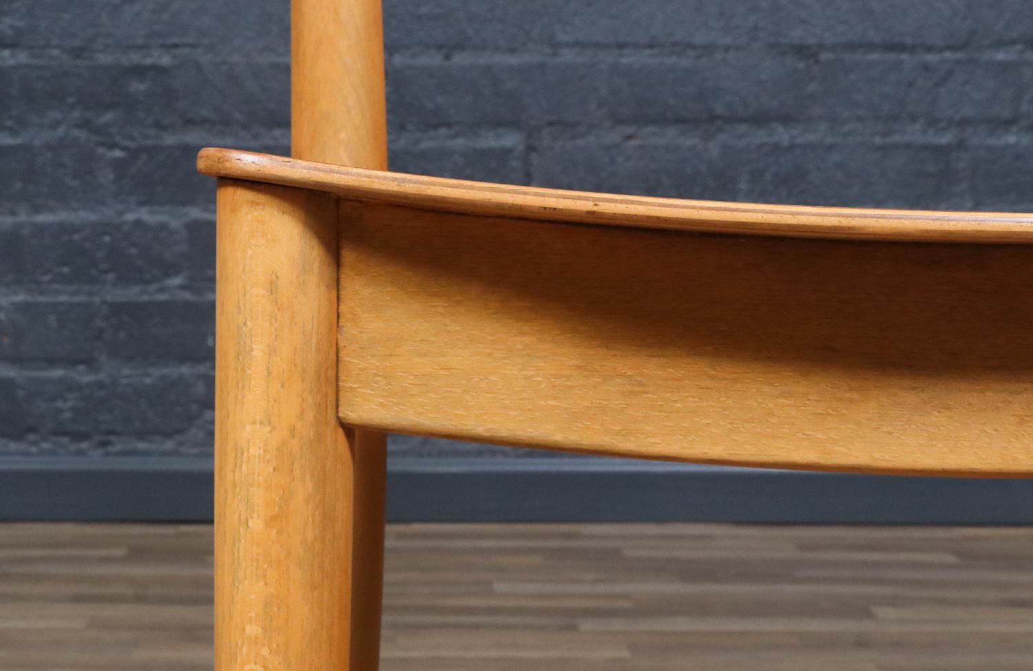 Expertly Restored - Børge Mogensen Stackable Dining Chairs for C.M. Madsens For Sale 3