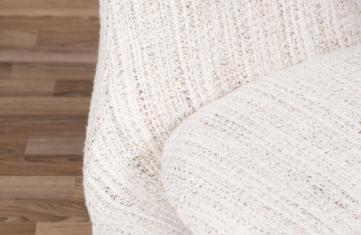 Upholstery Expertly Restored-California Modern Sculptural High-Back Lounge Chair by Karpen