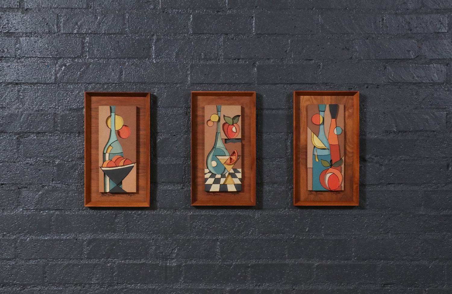 Materials: Walnut Wood Frames, Painted Pressed Wood
Designer: Allan Noonan
Manufacturer: Millennial Designs

________________________________________

Transforming a piece of Mid-Century Modern furniture is like bringing history back to life, and we
