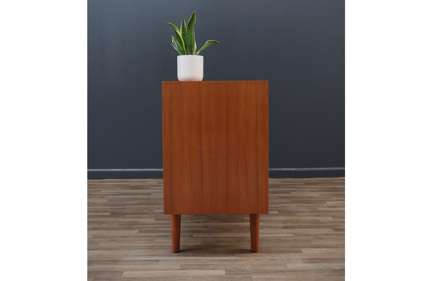 Mid-20th Century Expertly Restored - Carlo Jensen Teak Tambour-Door Credenza for Hundevad For Sale