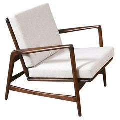 Expertly Restored - Danish Modern Reclining Lounge Chair by Ib Kofod-Larsen