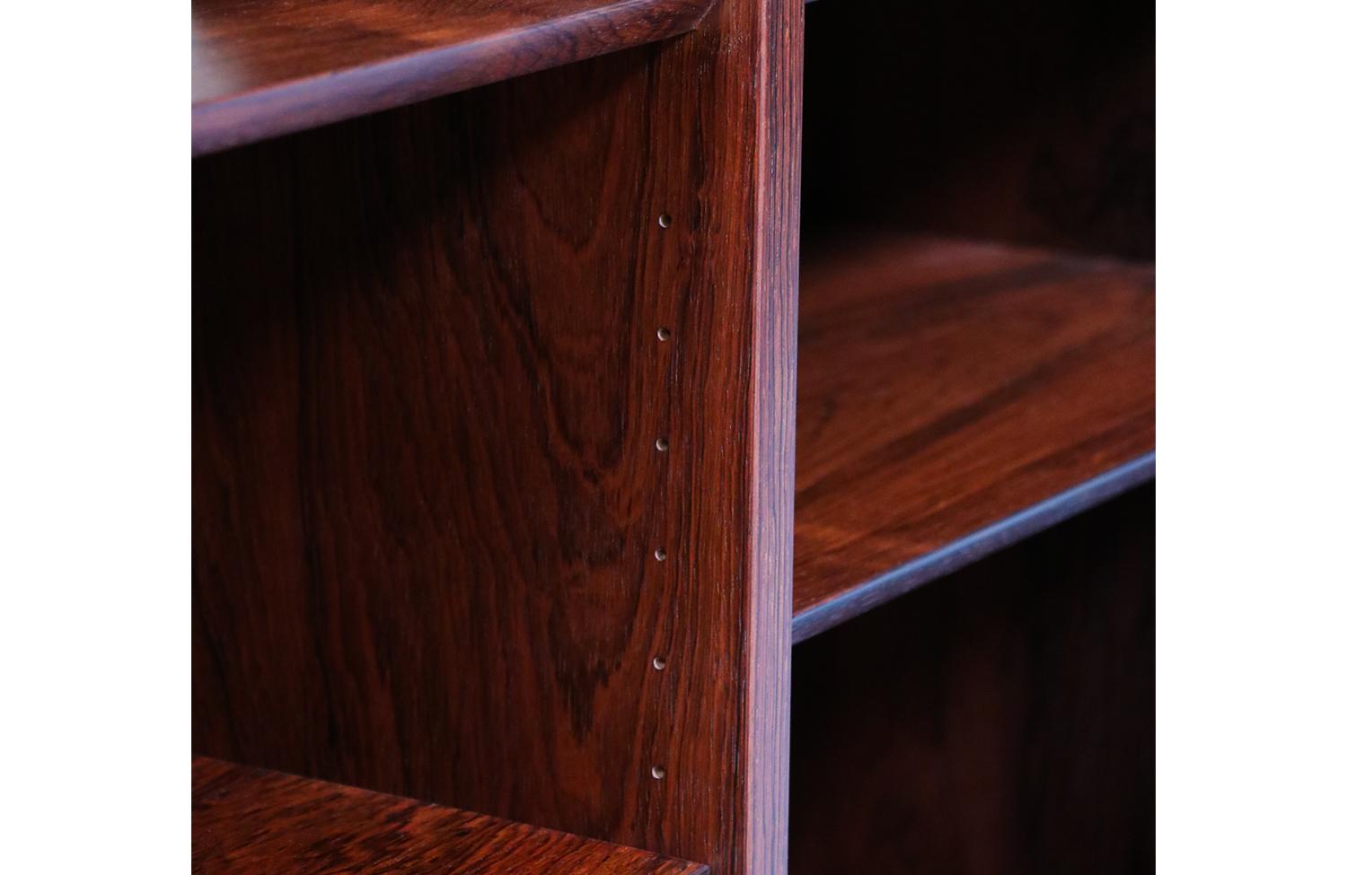 Expertly Restored-Danish Modern Rosewood Bookshelf by Carlo Jensen for Hundevad For Sale 5