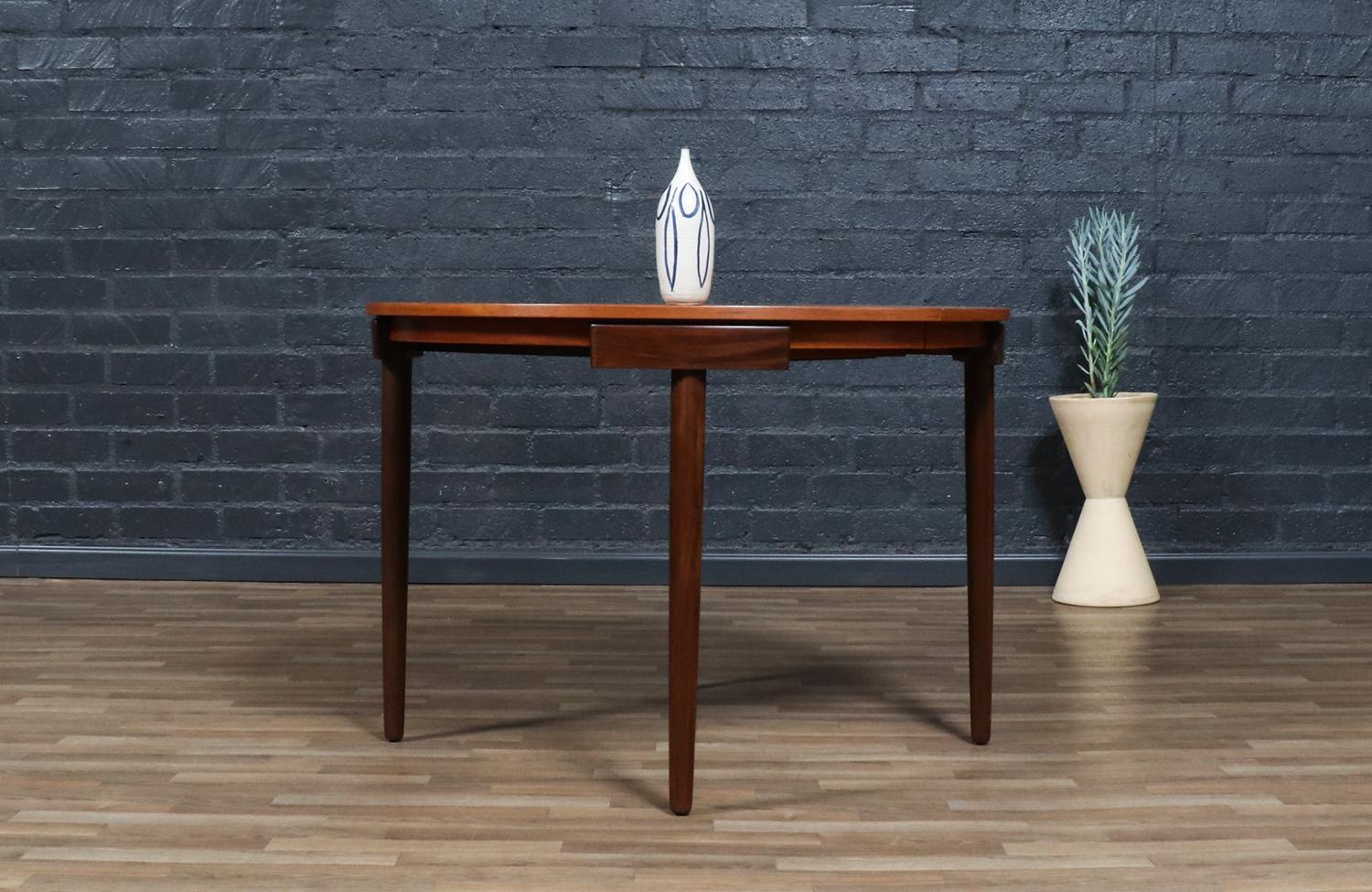 Expertly Restored-Danish Modern “Roundette” Expanding Dining Table by Hans Olsen For Sale 2
