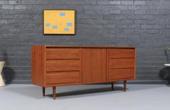 Expertly Restored - Danish Modern Tambour-Door Teak Dresser by Danflex Systems
