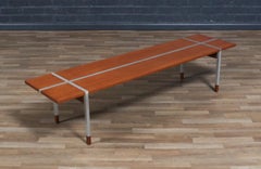 Expertly Restored - Danish Modern Teak Bench / Coffee Table w/ by Selig