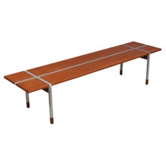 Expertly Restored - Danish Modern Teak Bench / Coffee Table w/ by Selig